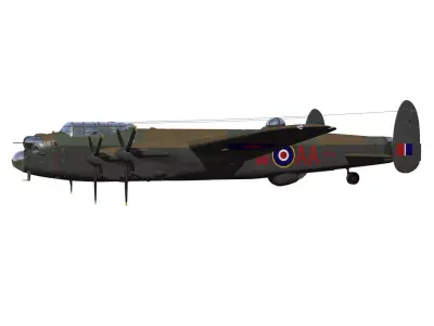 avro lancaster B-iii 3D model purchase
