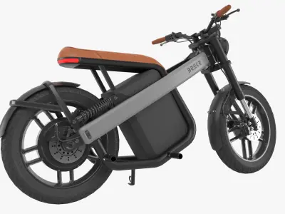 Brekr model B electric bike 3D model