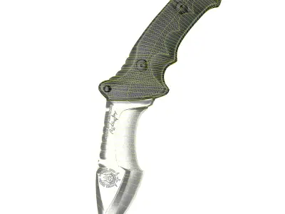 Modern Military Knife 3D model