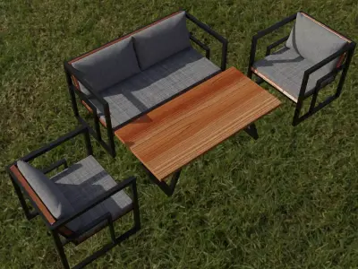 Garden Furniture  Free 3D model
