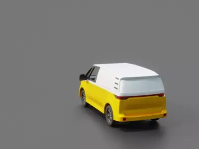 Volkswagen ID Buzz Cargo Van 2022 3D model