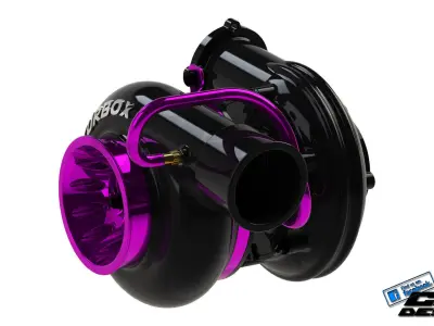 PINKI Turbochargerdesigned by paX 3D model