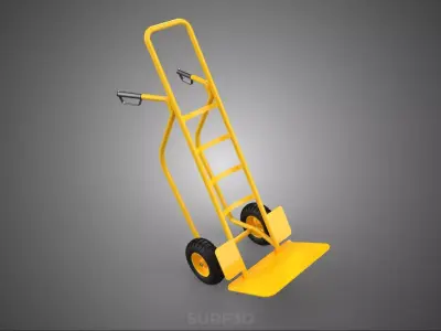 HAND TRUCK PALLET HANDTRUCK DOLLY SACK BARROW TROLLEY BOX CART 2 3D model
