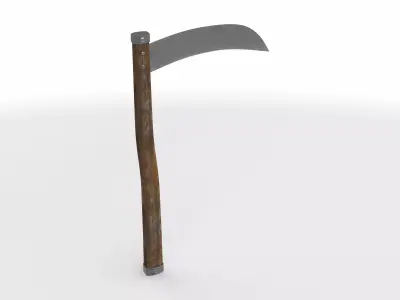 kama weapon 01  3D model