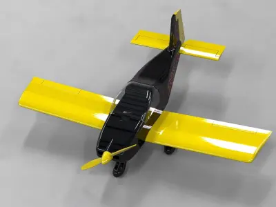 AirCraft RV-14A - print model 3D print model
