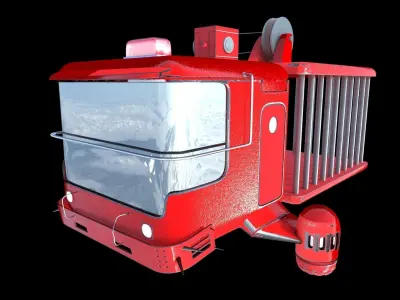 Zombie catcher ship from Zombie catcher mobile game 3D model