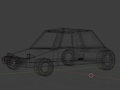 Racing Car Low Poly Free low-poly 3D model