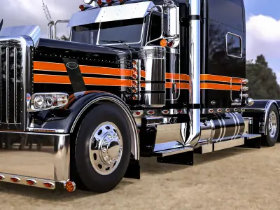 Peterbilt 389 American Edition JD 3D model