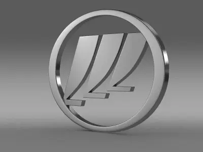 lifan logo 3D model by Sergey