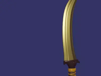 Pharaonic dagger 3D model