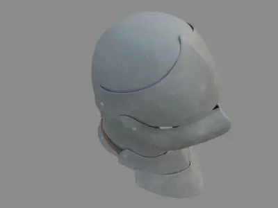 Medieval Helm Free low-poly 3D model
