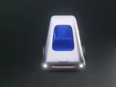 Mini Industrial Vehicle 3D model