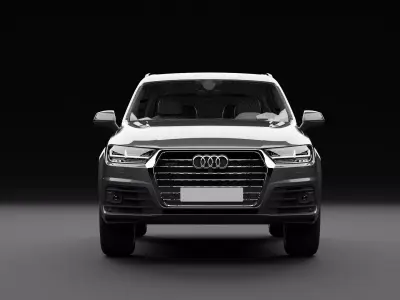 Audi Q7 Tfsi e Grey 3D model