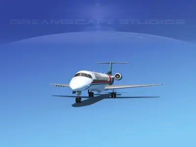 Embraer ERJ-145 ExpressJet 3D model