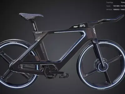 Futuristic Bicycle 3D model