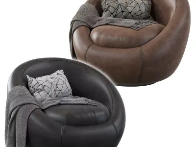 Cozy Swivel Chair 3D model