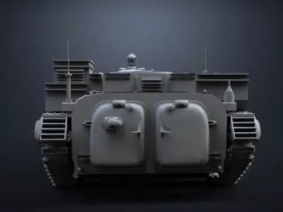 Infantry fighting vehicle BMP-1 3D print model