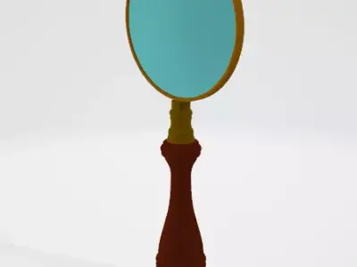 Tabletop Items Low-poly 3D model