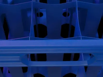 crate 12x750ml Free 3D model