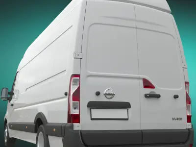 Nissan NV400 Panel Van Maxi 3D model
