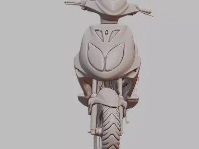 Modern Scooter Two Wheeler Vehicle 3D Printable 3D print model