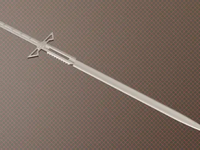 One Sword Base Mesh - Second Vol Free  Free low-poly 3D model