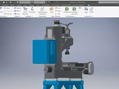 Column Mill Master 3d model 3D model