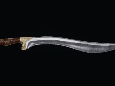 Sword of Alexander the Great Low-poly 3D model