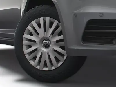 Volkswagen Caddy Trendline 2020 wheel 3D model