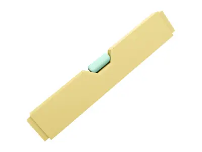 Industrial balance cartoon icon 3D model