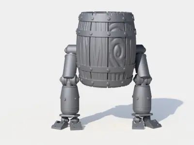 BARREL AUTOMATA 3D model