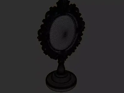 Classical Style Jewelry Display Frames earrings luxury 3D model