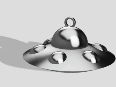 UFO Keychains Free 3D print model