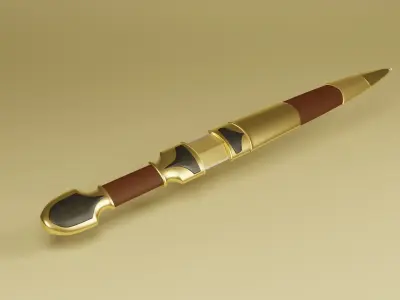 Royal Dagger free blender Free 3D model
