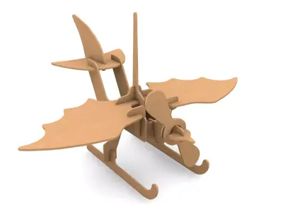 Plane-wood CNC 3D print model