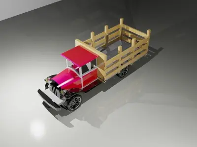 Old Truck 3D print model
