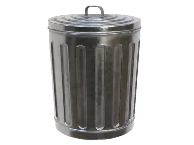 Trash can 01 3D model