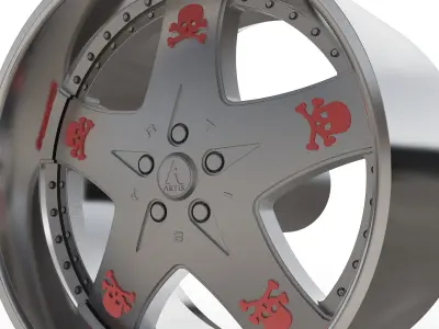 ARTIS CASHVILLE WHEEL 3D MODEL 3D model