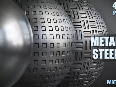 PBR Steel Part 2 Texture