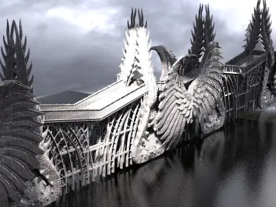 Dragon Bloodlines Bridge Queens 3D model