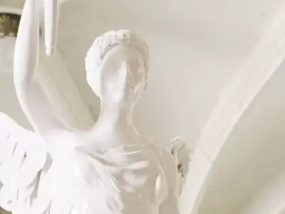 Rebuilt Samothrace victory Nike 3D model