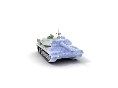 Urban Camouflage Tank model pack Low-poly 3D model