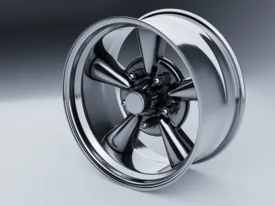 Pacer 177C SUPREME Wheels Low-poly 3D model