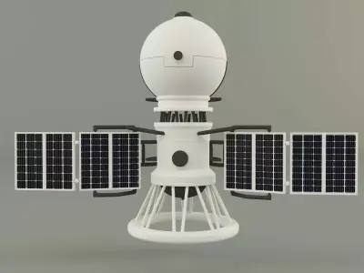 Vega solar system probe 3D model