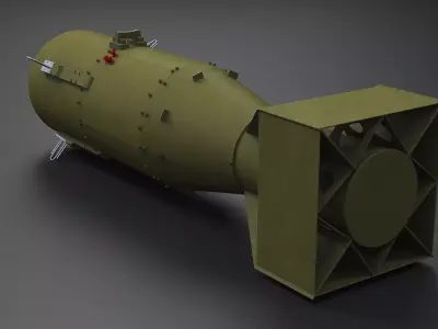 Little Boy Atomic Bomb 3D model purchase