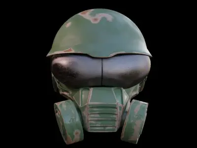Former War Helmet 3D model