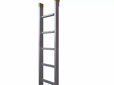Metal Ladder Low-poly PBR Low-poly 3D model
