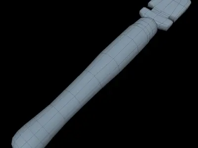 Glass Cutter Low Poly Low-poly 3D model