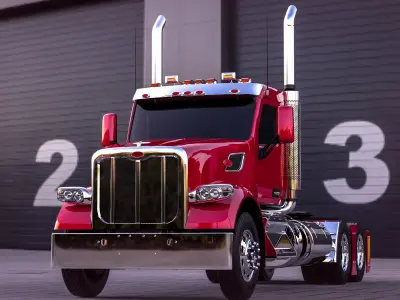 Peterbilt 567 DayCab  3D model