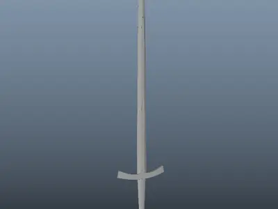 Medieval sword 3D model